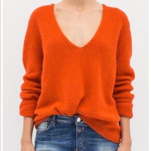 New York and company orange sweater